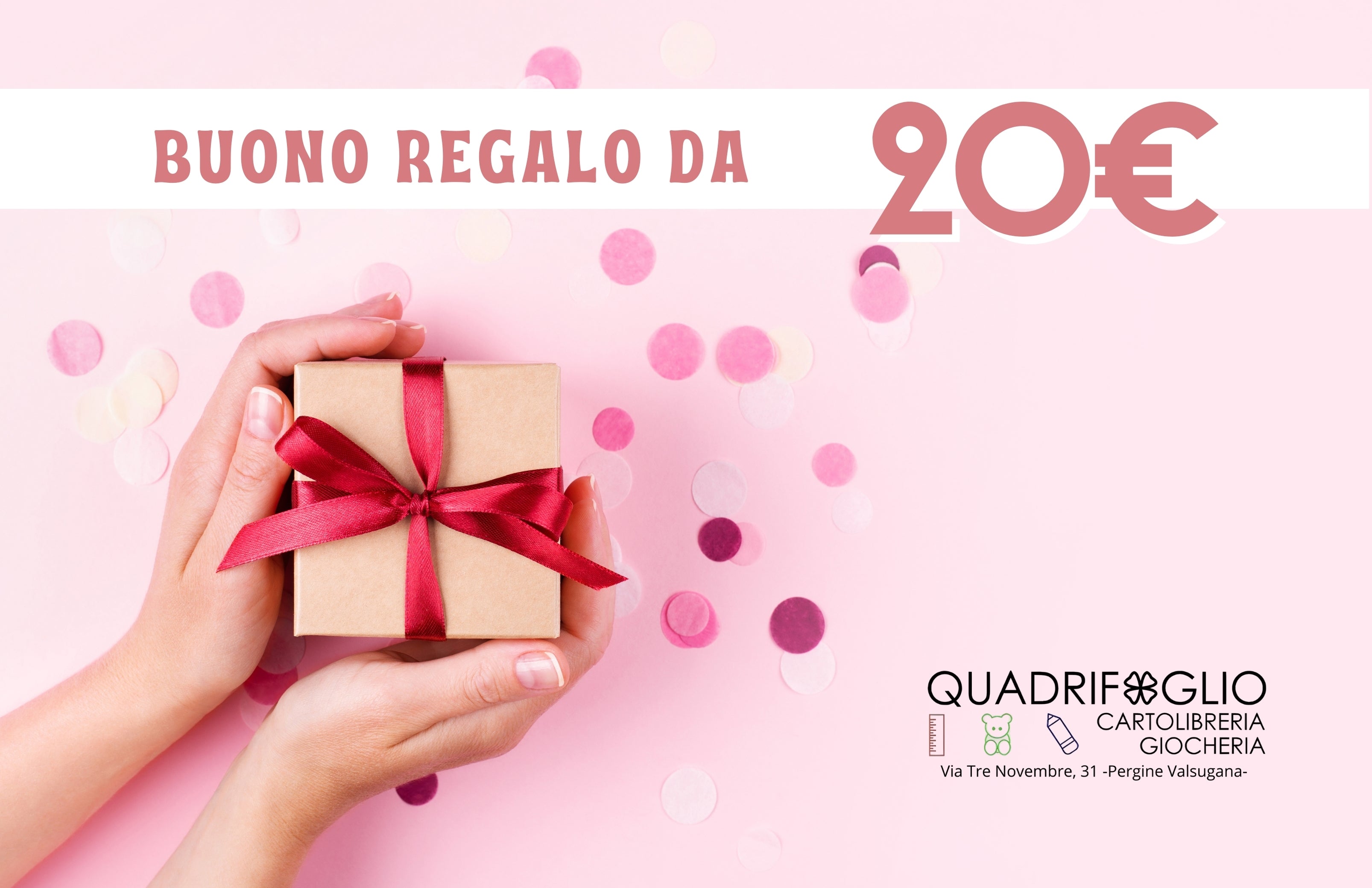 Buono regalo Cartoleria QUADRIFOGLIO