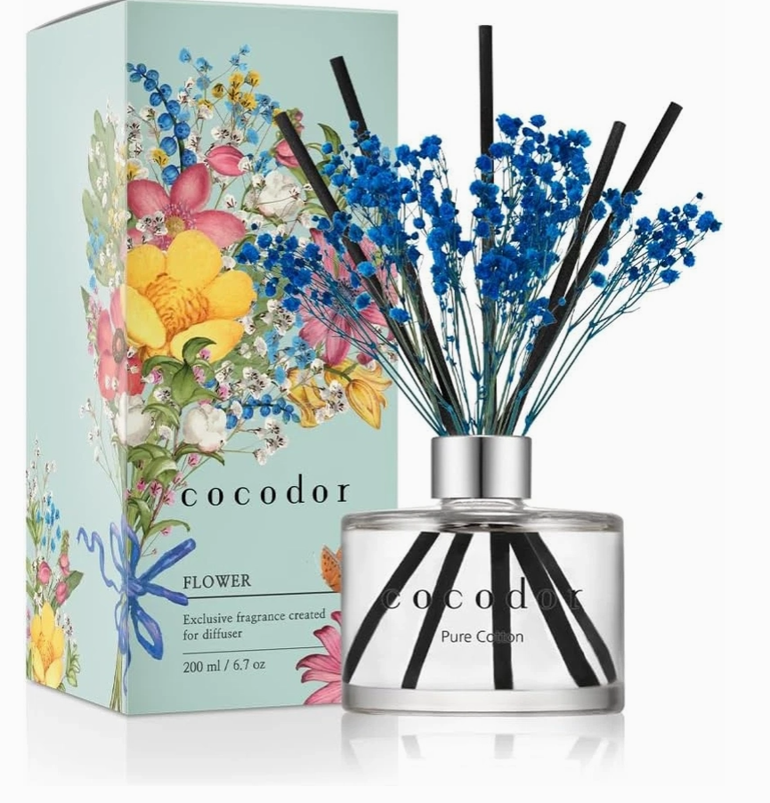 Diffusore di fragranza Cocodor Flower 200 ml (6,7 oz) al profumo di cotone puro