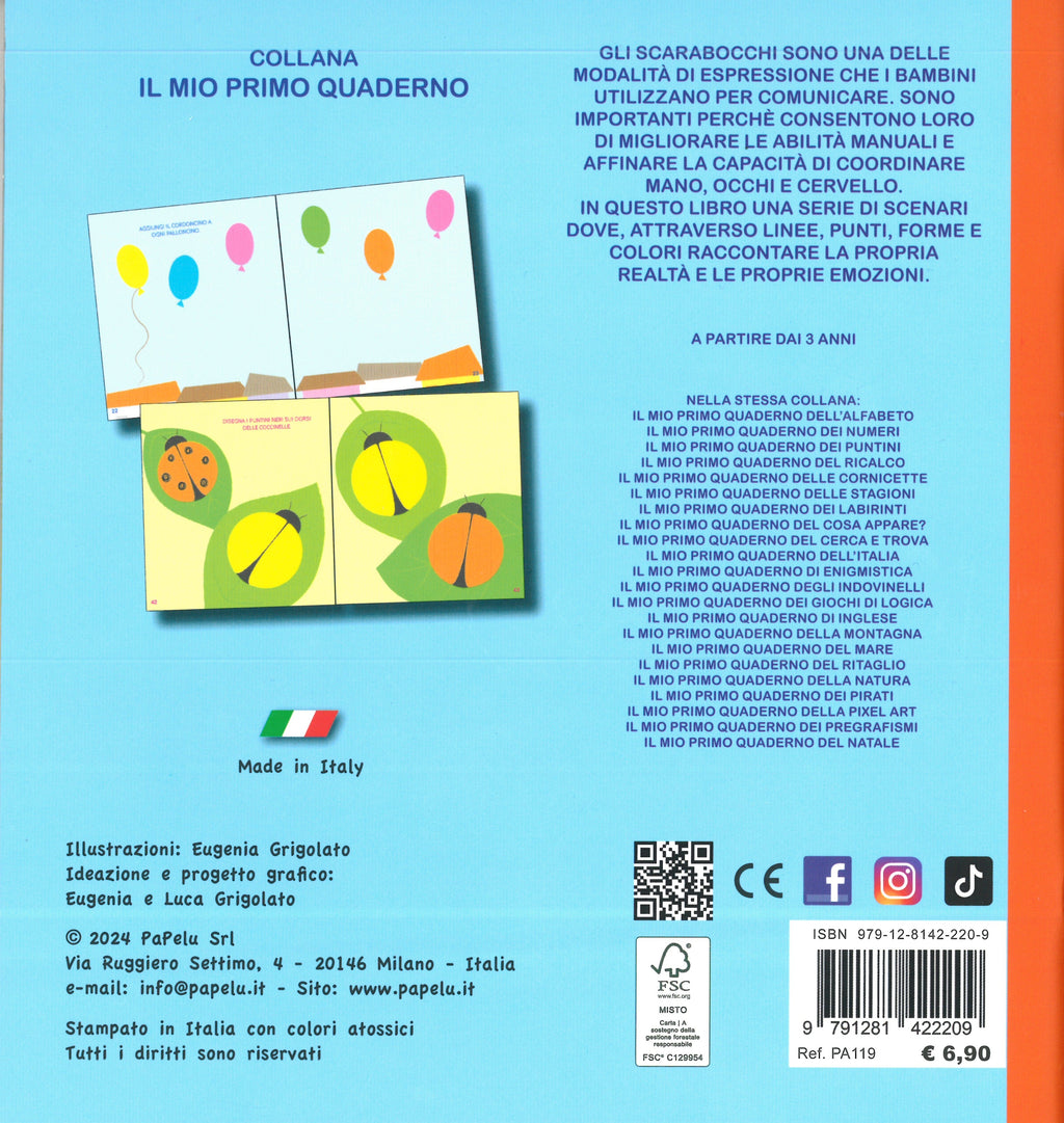 Il mio primo quaderno degli scarabocchi