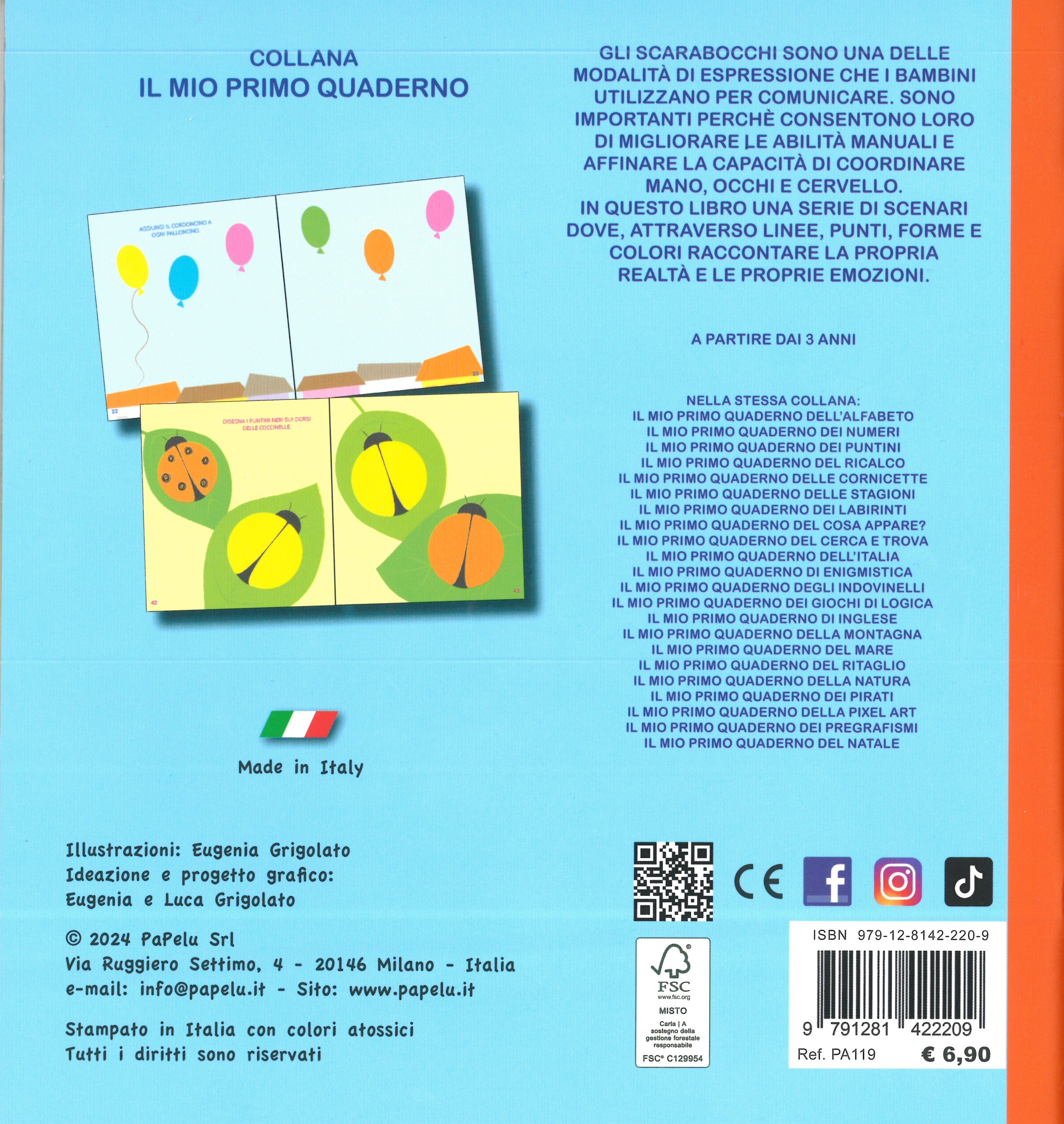 Il mio primo quaderno degli scarabocchi